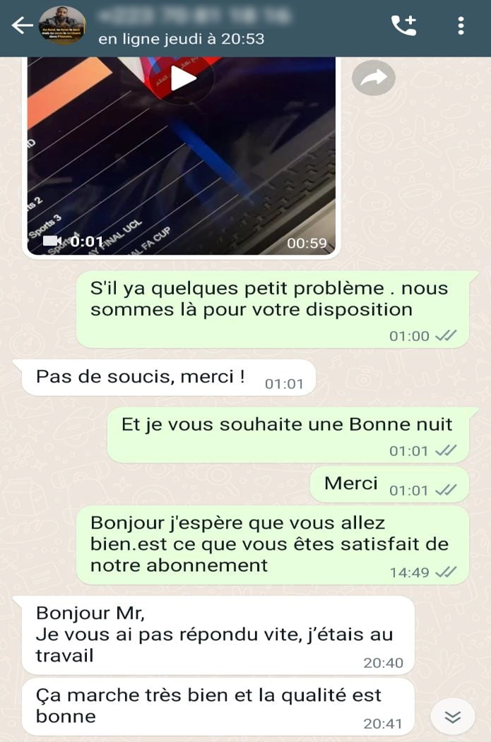 Avis client WatchEuro 1