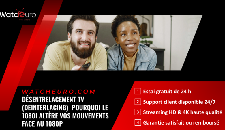 Désentrelacement TV (Deinterlacing) : Pourquoi le 1080i Altère vos Mouvements Face au 1080p