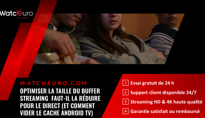 Optimiser la Taille du Buffer Streaming : Faut-il la Réduire pour le Direct (et comment vider le cache Android TV) ?