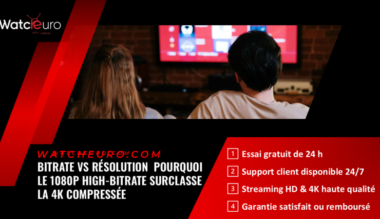 Bitrate vs Résolution : Pourquoi le 1080p High-Bitrate Surclasse la 4K Compressée