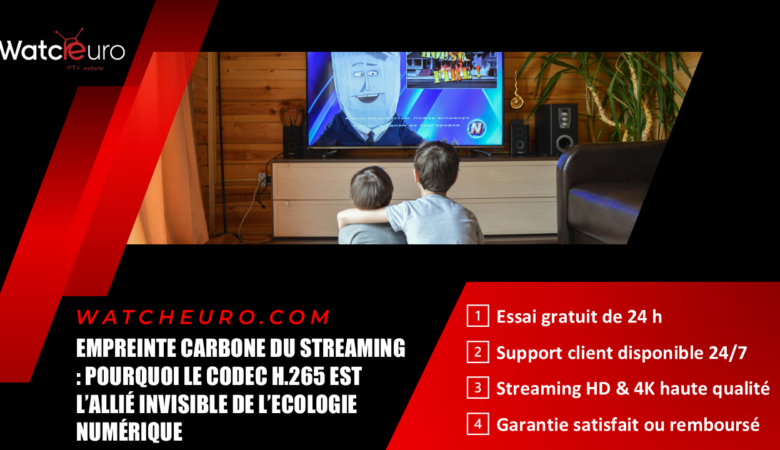 Empreinte Carbone du Streaming : Pourquoi le Codec H.265 est l’Allié Invisible de l’Ecologie Numérique